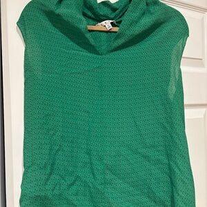 CAbi Green Dot Blouse
